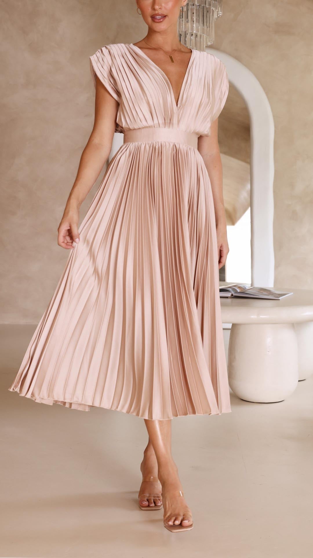 Maritoni - Regal Plunging Maxi Dress