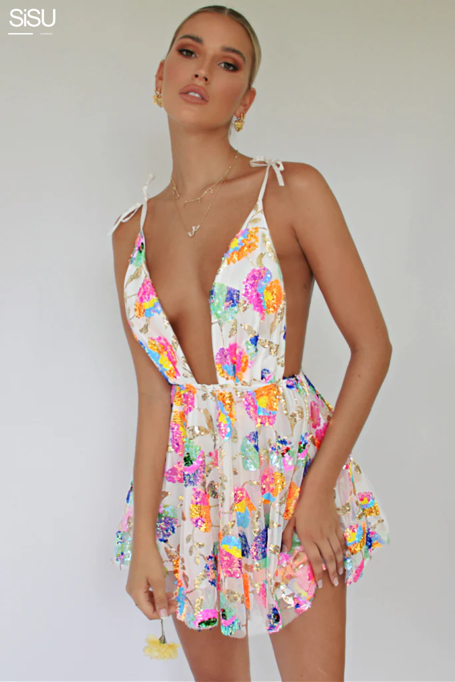 Pacha: Tropical Mini Dress