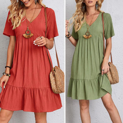 Sophia™ - Elegant Dress with Belly Covering