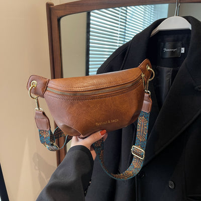 Clara™ - Retro Textured Crossbody Chest Bag