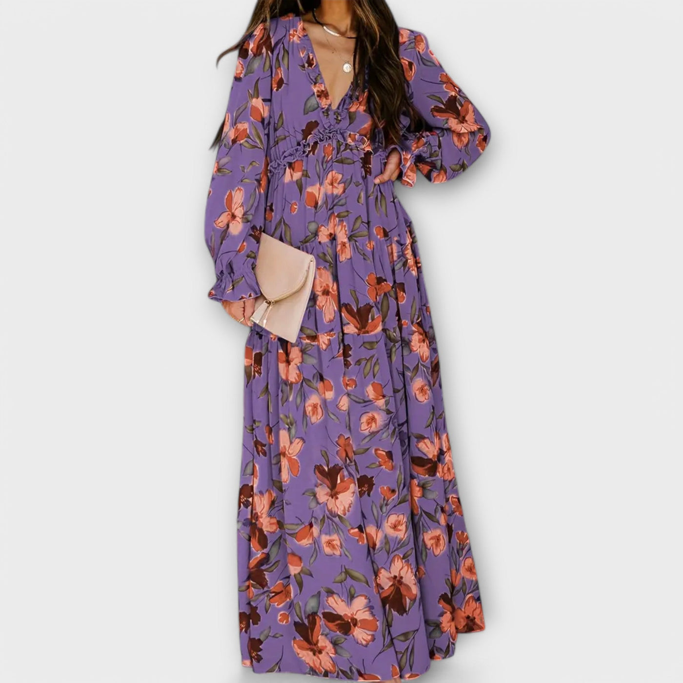 Ella /Elegant SummerFloral Dress