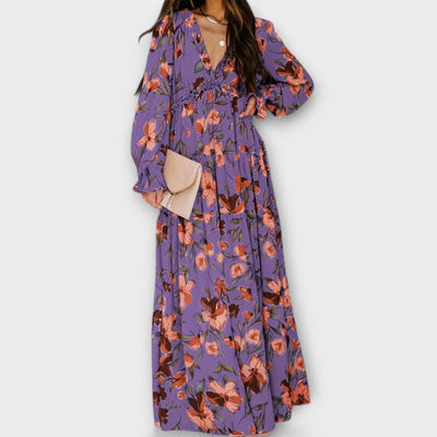 Ella /Elegant SummerFloral Dress
