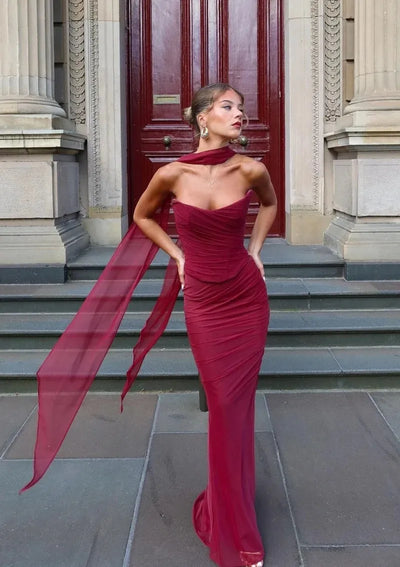 Lyka - Strapless Bodycon Maxi Dress Bold, Sleek, and Unapologetically Confident