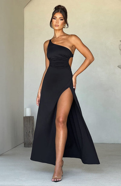 Eliza - Elegant One-shoulder Maxi Dress
