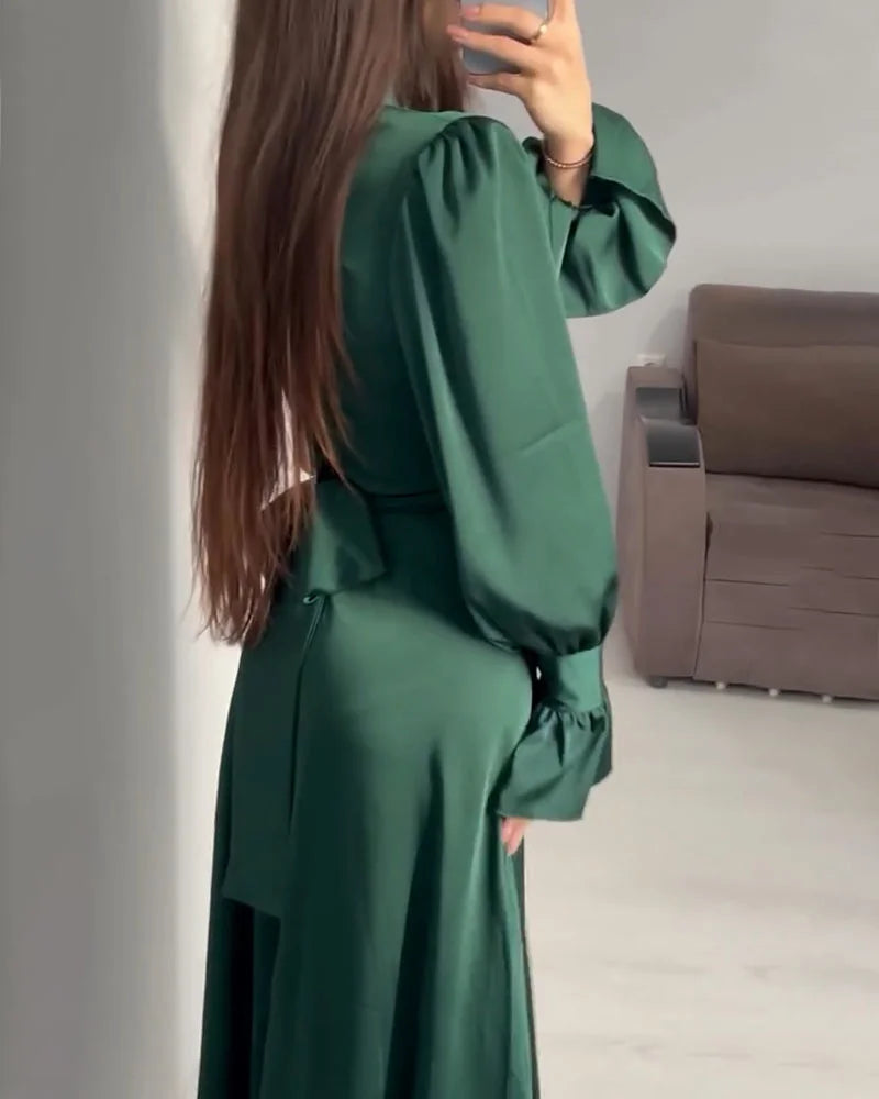 Italian - Satin Maxi Dress