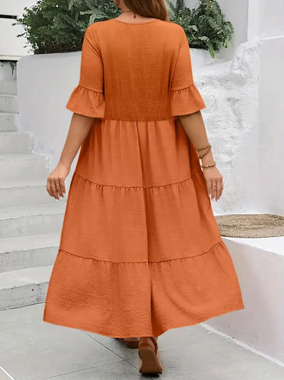 Camila – Plus Size Patchwork Dress