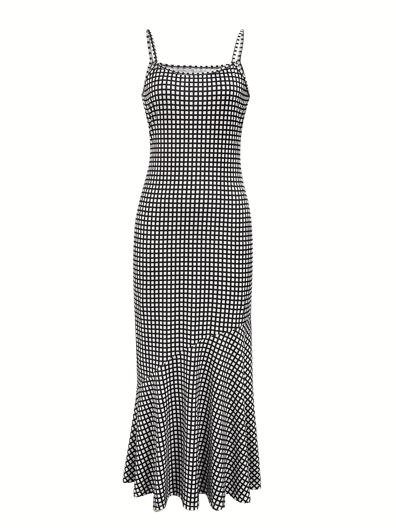 Marissa - Breezy Plaid Slip Maxi Dress Effortless Style Meets Cozy Charm