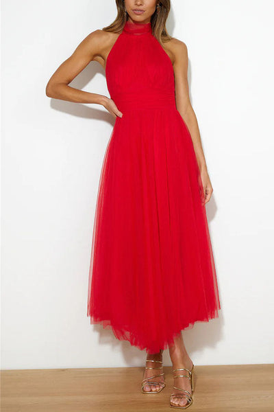 Ella - Whimsical Tulle Midi Dress