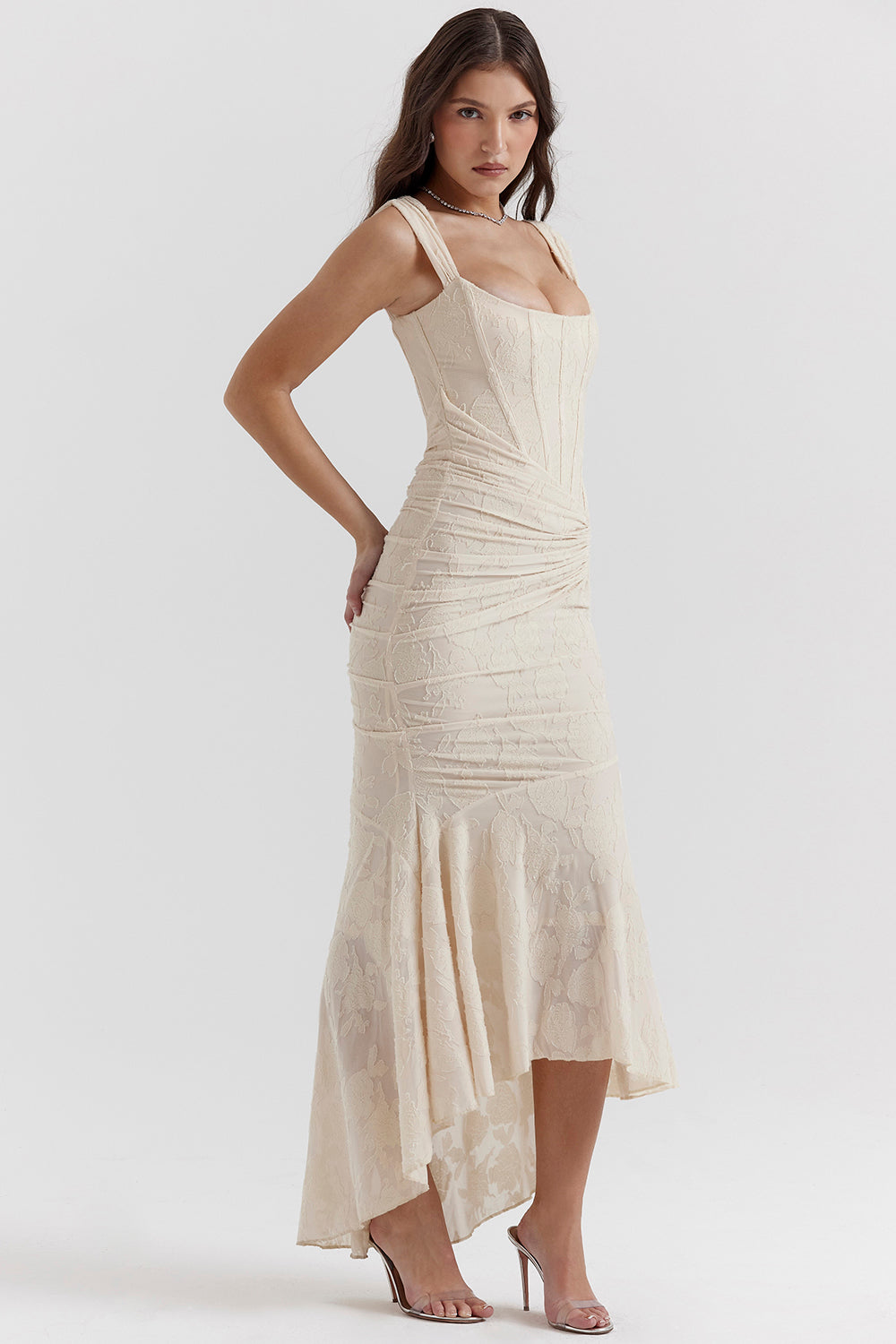 Celine - Tailored Elegant Midi Dress