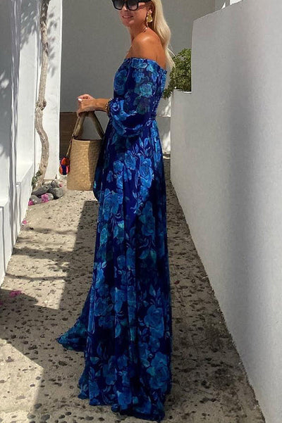 Brianna - Classy Off-shoulder Maxi Dress