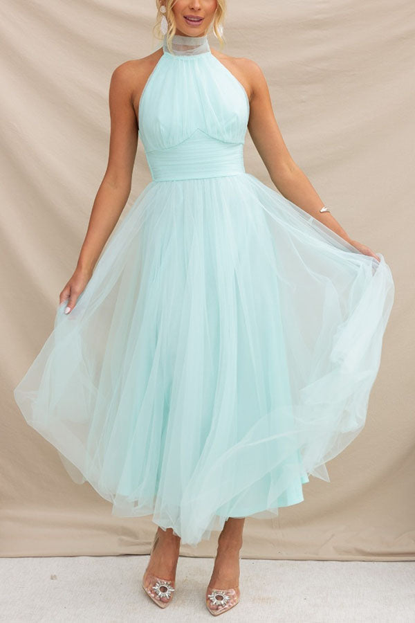 Ella - Whimsical Tulle Midi Dress