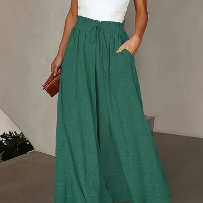 Isla™ - Elegant High-Waist Wide Leg Pants
