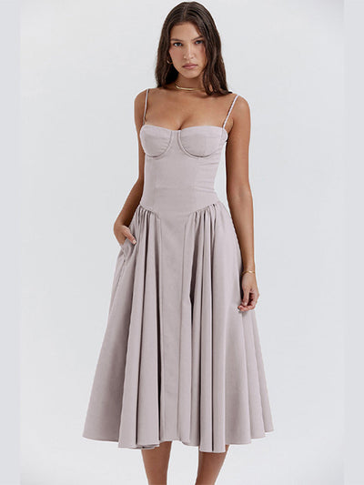 Emma - Waist-Enhancing Midi Dress