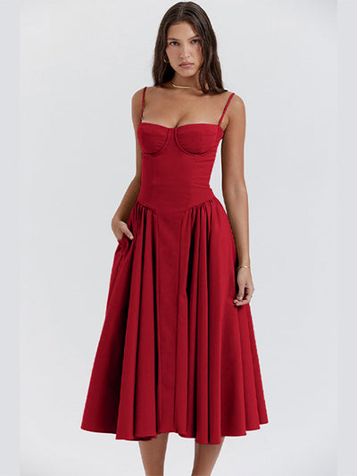 Emma - Waist-Enhancing Midi Dress