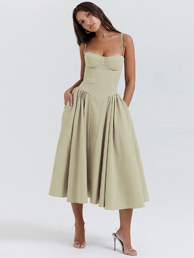 Emma - Waist-Enhancing Midi Dress