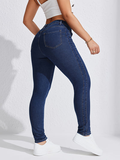 Sophia™ - Slim-Fit Khaki Stretch Jeans