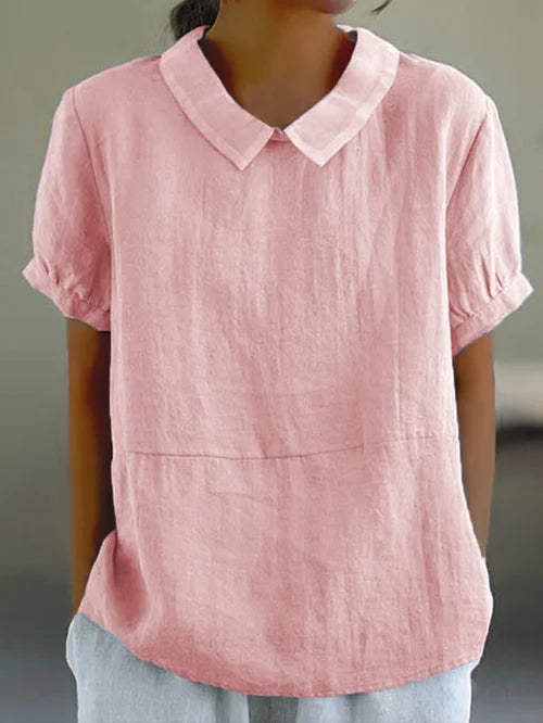Amalie™ - Easygoing Collared Top