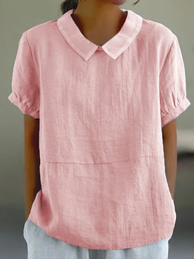 Amalie™ - Easygoing Collared Top