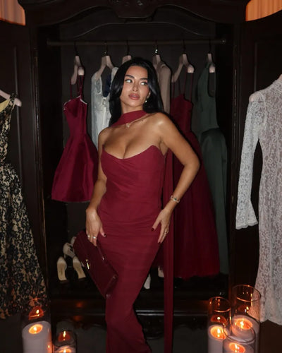 Lyka - Strapless Bodycon Maxi Dress Bold, Sleek, and Unapologetically Confident