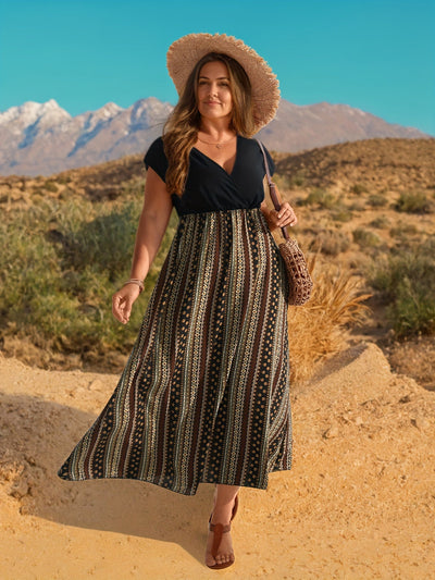 Camille – Plus Size Floral Vacation Dress