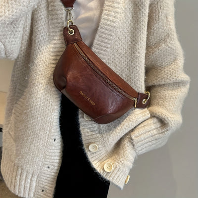 Clara™ - Retro Textured Crossbody Chest Bag