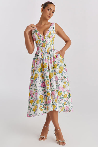 Marissa - Elegant Summer Midi Dress