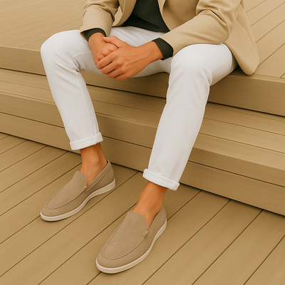 Oliver/Elegant Suede Loafers