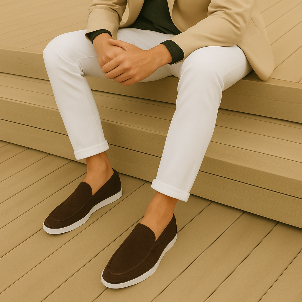 Oliver/Elegant Suede Loafers