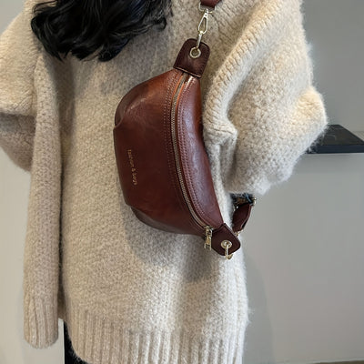 Clara™ - Retro Textured Crossbody Chest Bag