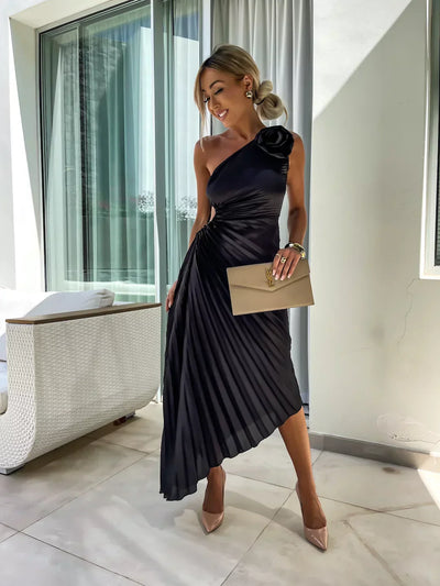 Clara | Enchanting Floral Midi Dress