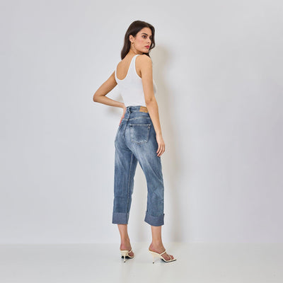 zunu™ | Loose Asymmetrical Closure Jeans