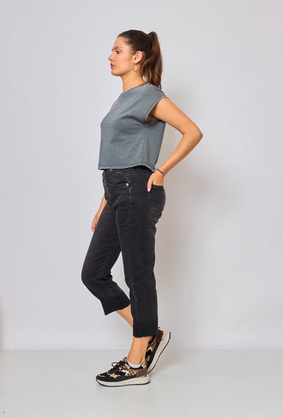 zunu™ | Loose Asymmetrical Closure Jeans