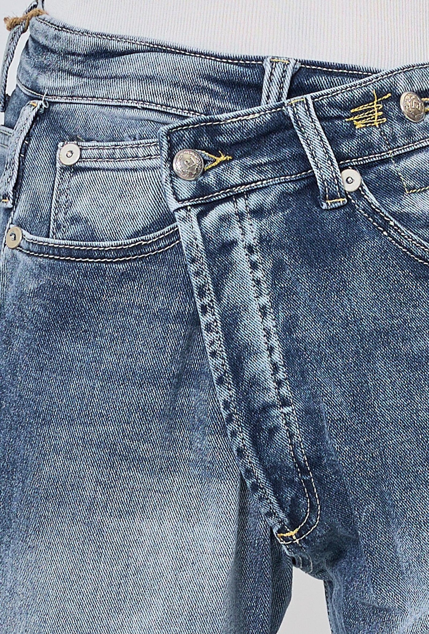 zunu™ | Loose Asymmetrical Closure Jeans