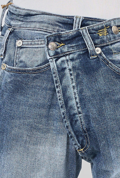zunu™ | Loose Asymmetrical Closure Jeans