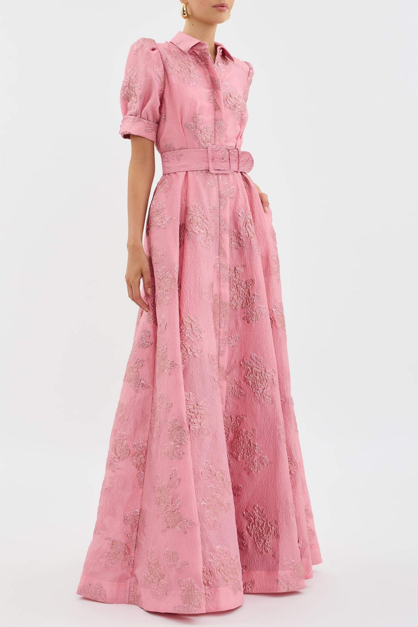 Bella | Short Puff Sleeves Dress