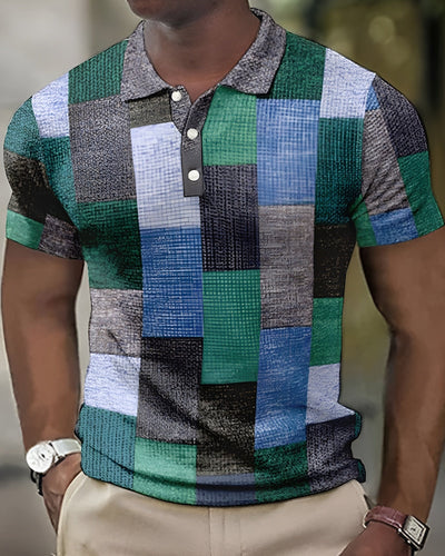 The Jess | Geometric Polo Shirt