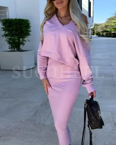 Andi™ 2-in-1 Sweatshirt Dress – Cozy, Chic & Effortlessly Stylish