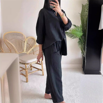ZARA| SET WITH OVERSIZED SHIRT AND PANTS