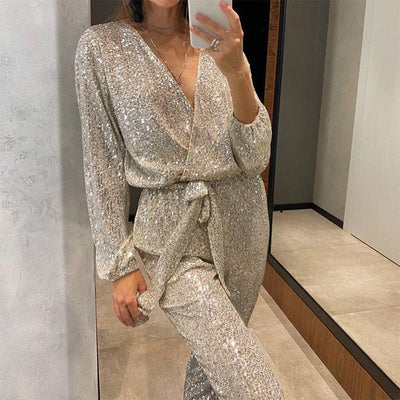 Heidi | Stylish glitter jumpsuit