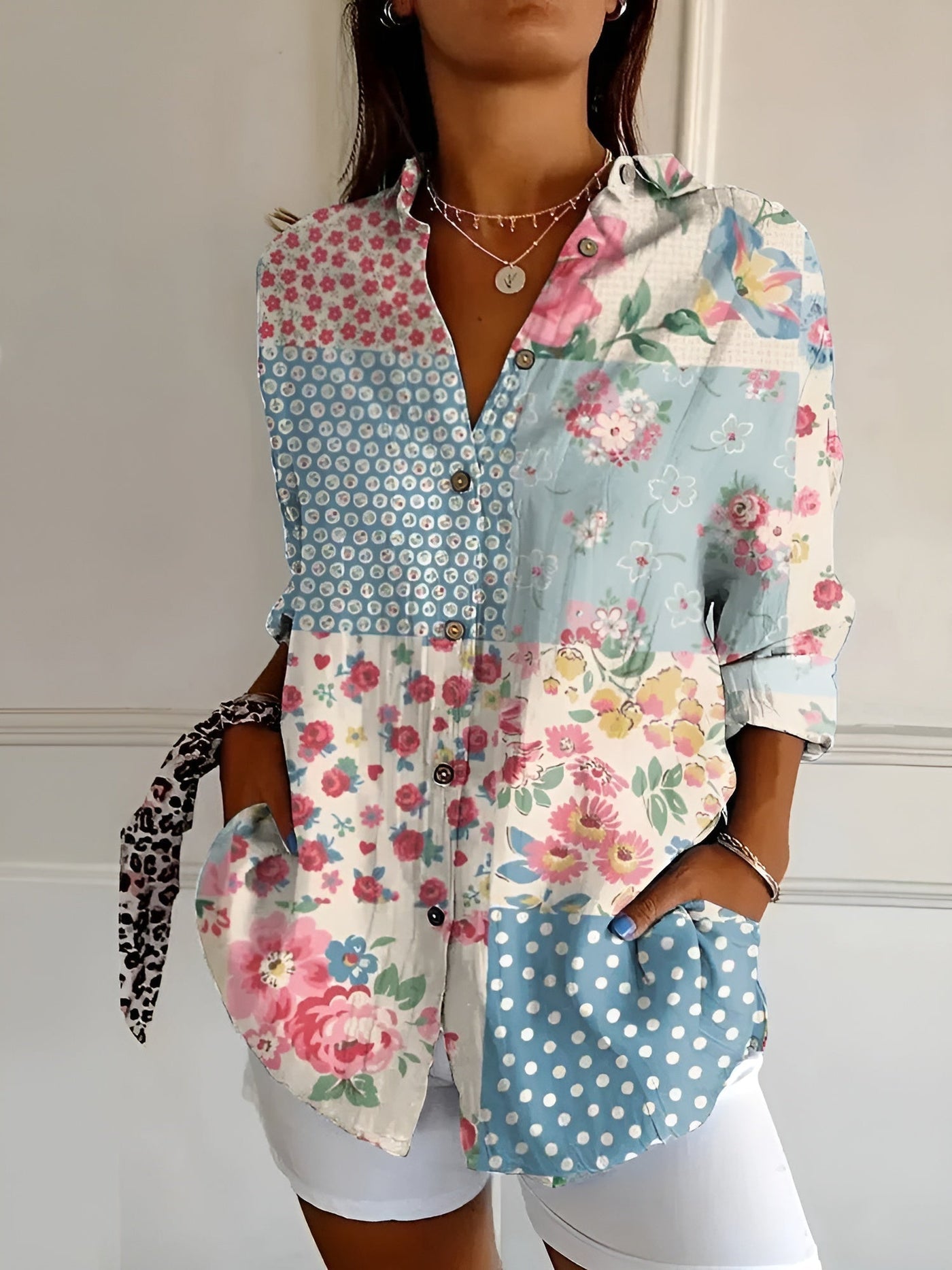 Amara™ - Easy Chic Button-Up Shirt