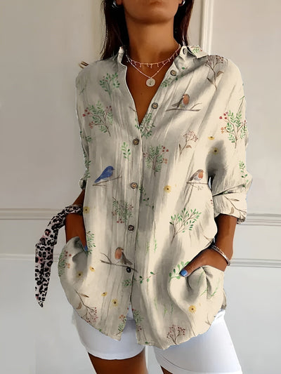 Amara™ - Easy Chic Button-Up Shirt